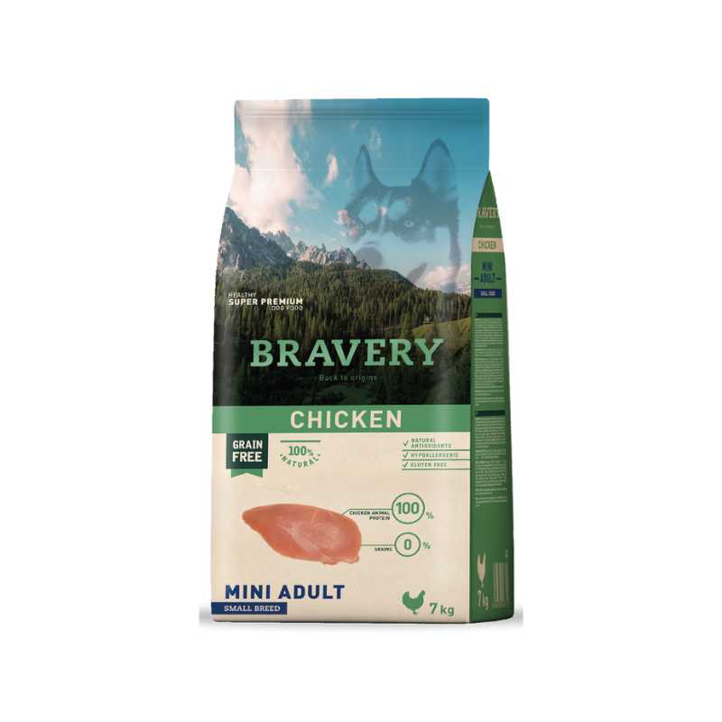 Bravery Pollo Mini Adulto – 7Kg