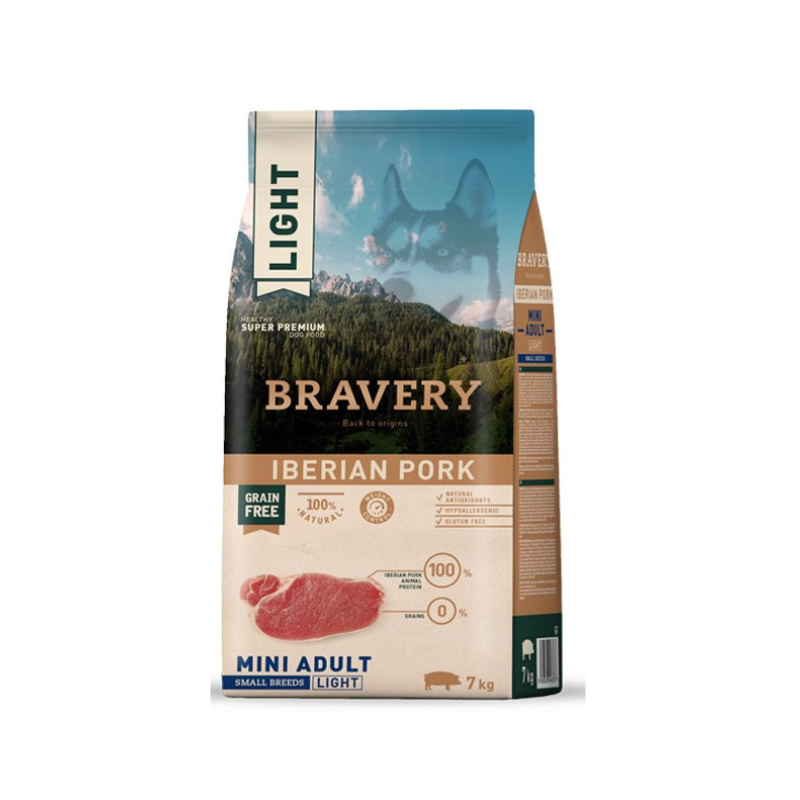 Bravery Light Mini Adulto Cerdo Ibérico – 2Kg