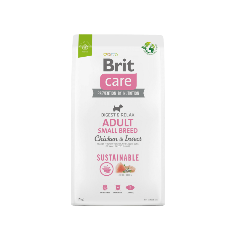 Brit Care Dog 3KG CHICKEN & INSECT Adult Small Breed