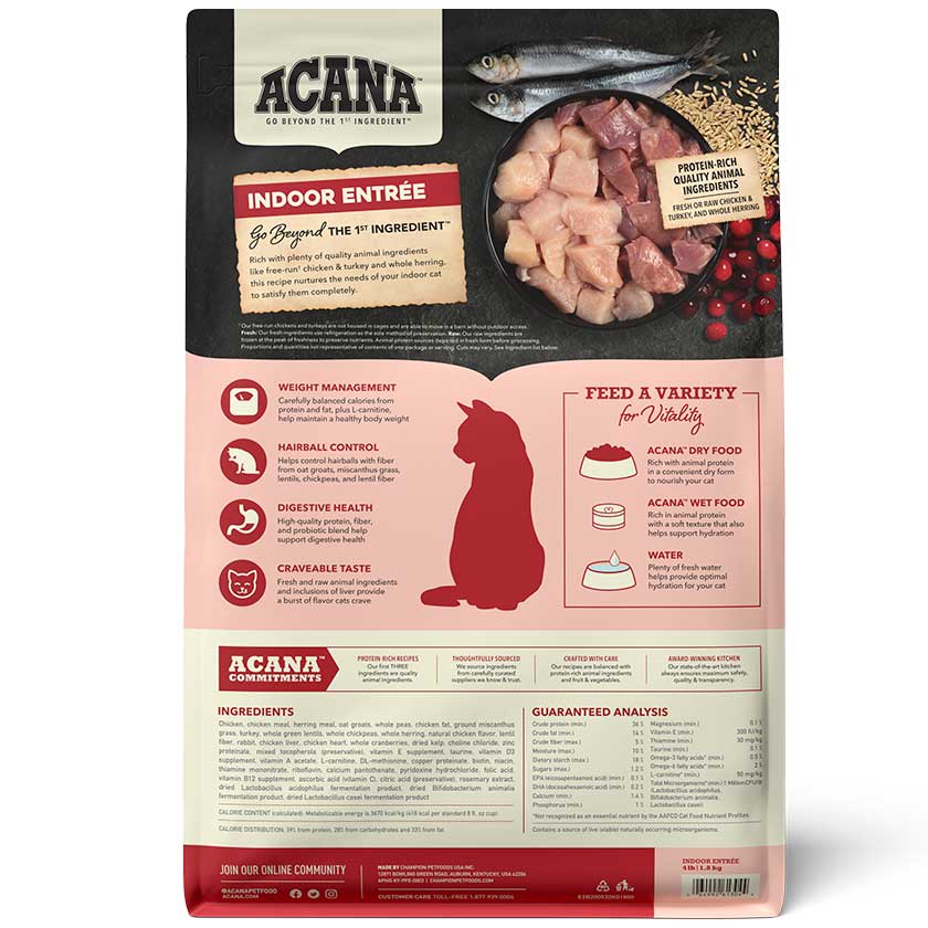 Acana Indoor Entree Cat 1,8 Kg