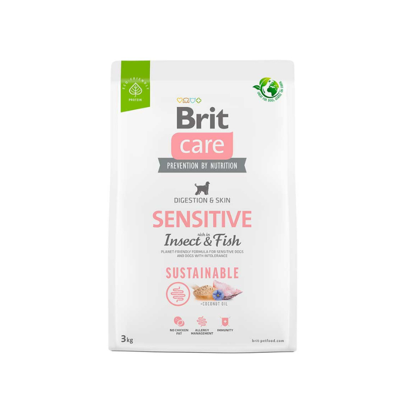 Brit Care Sensitive 3kg INSECT & FISH