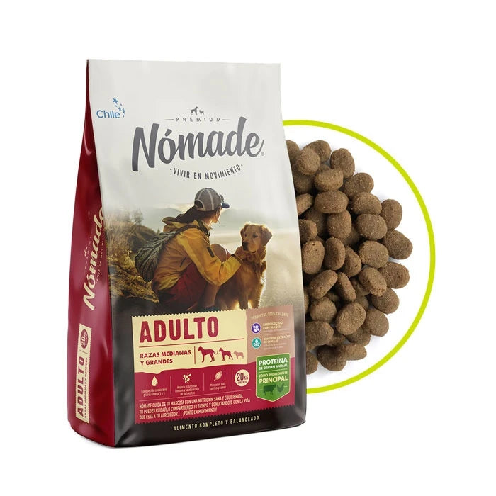 Nomade Adulto Razas Medianas y Grandes 20 kg
