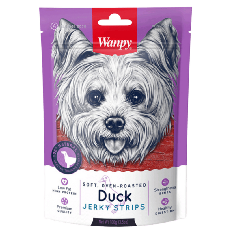 Wanpy Duck Jerky Strips – 100 GR