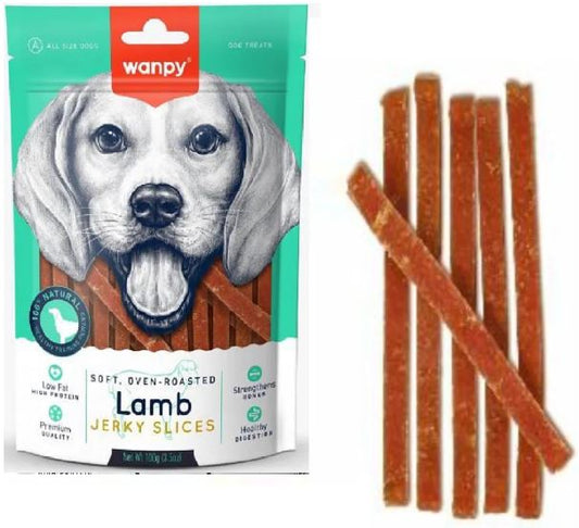 Wanpy Lamb Jerky Slices – 100 GR