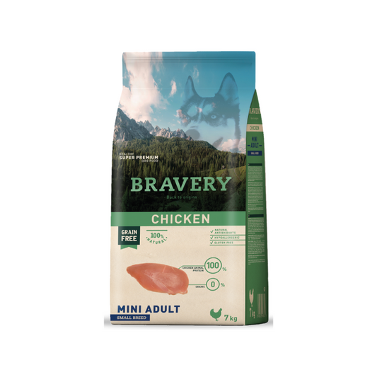 Bravery Pollo Mini Adulto – 7Kg