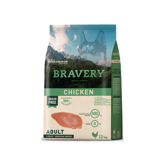 Bravery Pollo Adulto – 12Kg