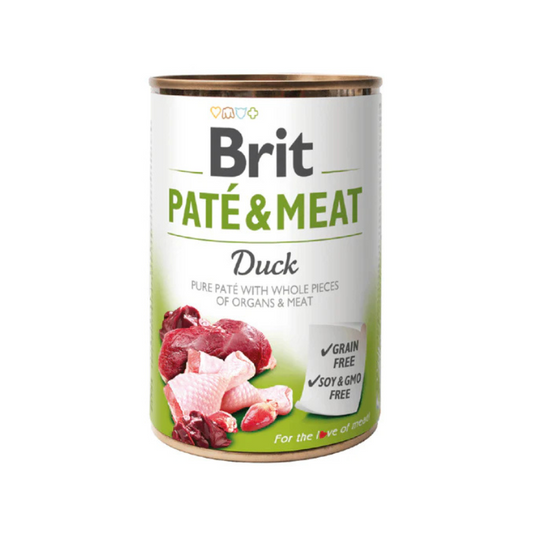 Lata Brit - Pate and Meat Duck – 400 GR
