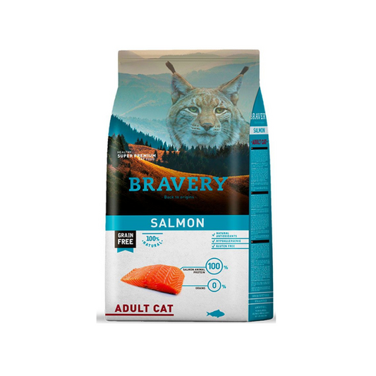 Bravery Salmón Gato Adulto 7kg