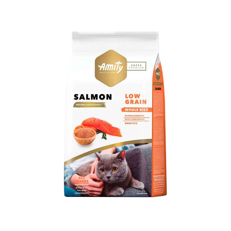 Amity SP Low Grain Salmón Adult Cat 2KG