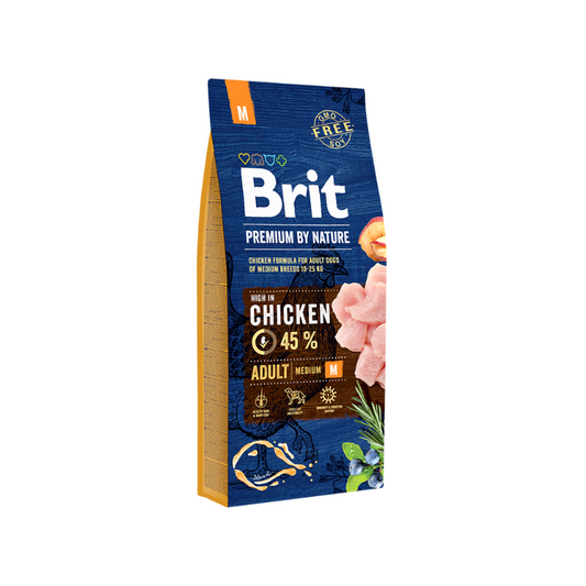 Brit Premium By Nature Adult Medium -15KG
