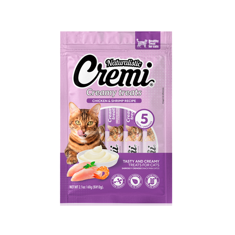 Naturalistic Cremi Pollo & Camaron 60gr