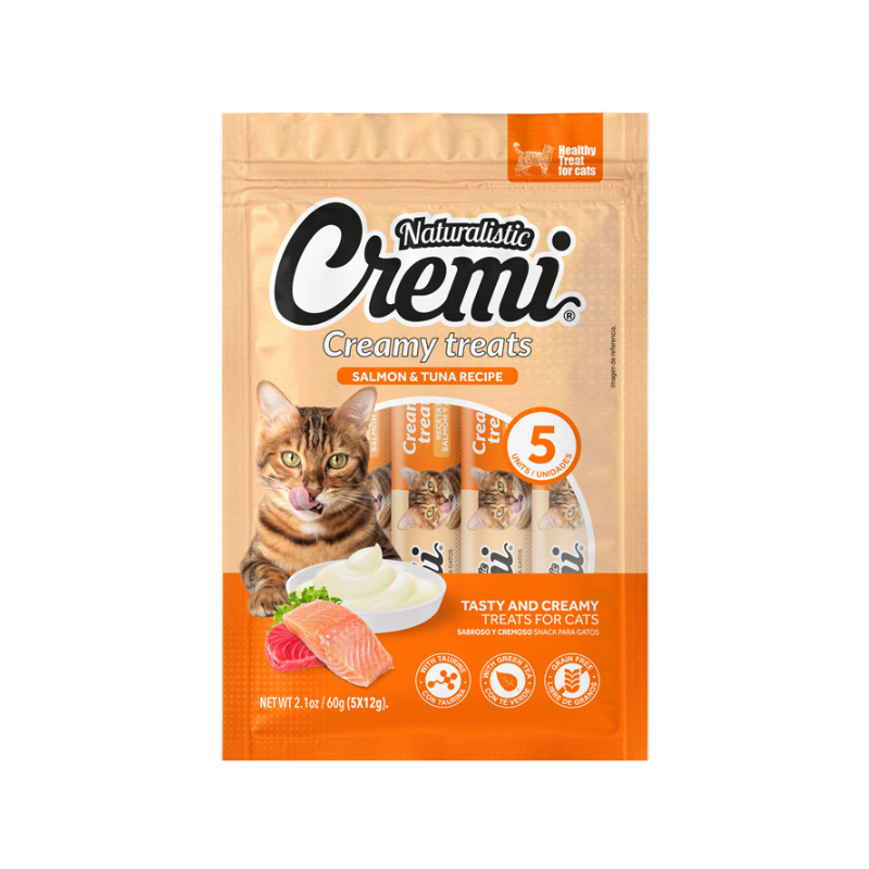 Naturalistic Cremi Salmon & Atun 60gr