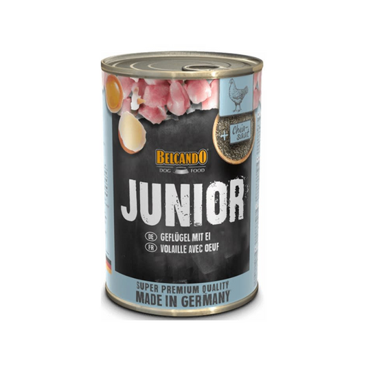 Belcando lata junior ave y huevo 400grs