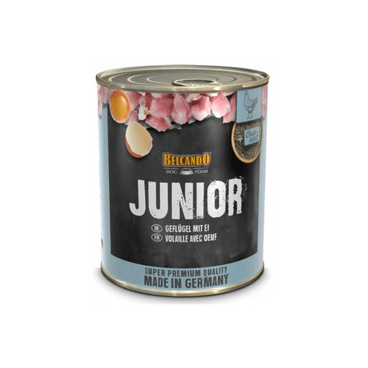 Belcando lata junior ave y huevo 800grs
