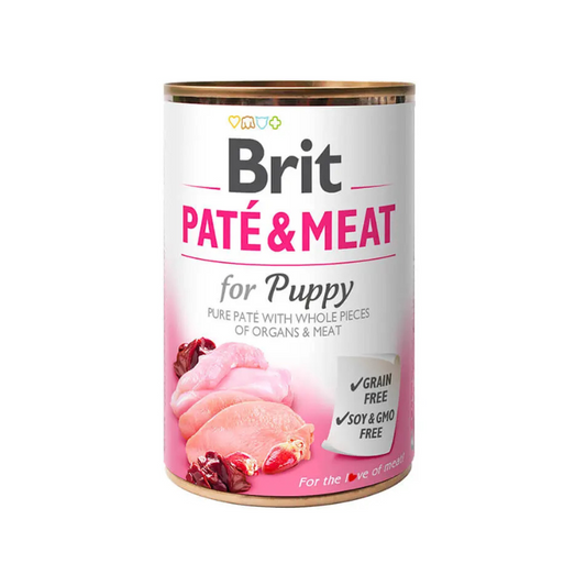Lata Brit Pate and Meat Puppy 400g