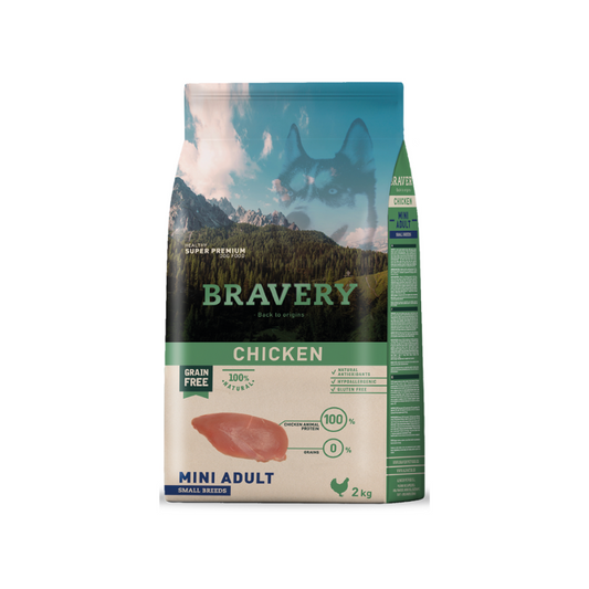 Bravery Pollo Mini Adulto – 2Kg