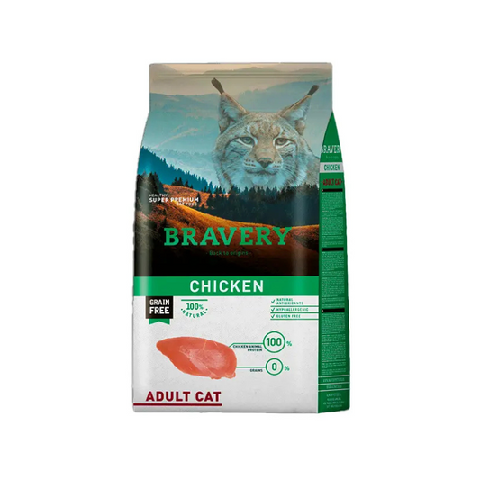 Bravery Pollo Gato Adulto 2kg