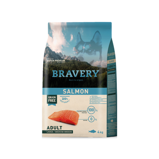 Bravery Salmón Adulto – 4Kg