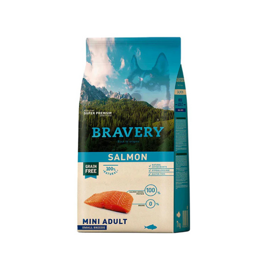 Bravery Salmon Mini Adulto – 7Kg