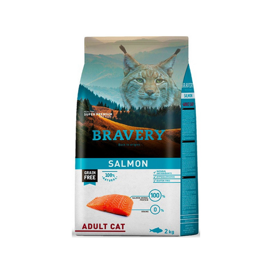 Bravery Salmón Gato Adulto 2kg