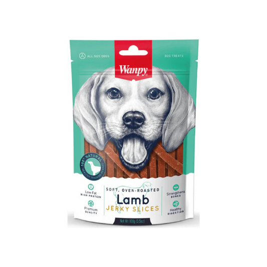 Wanpy Lamb Jerky Slices – 100 GR