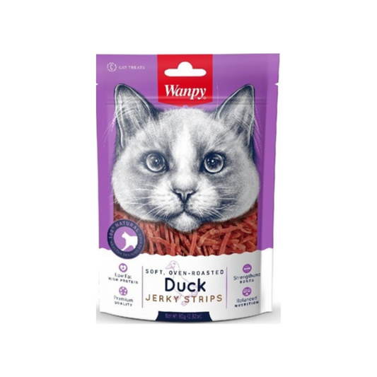 Wanpy Duck Jerky Strips – 80 GR